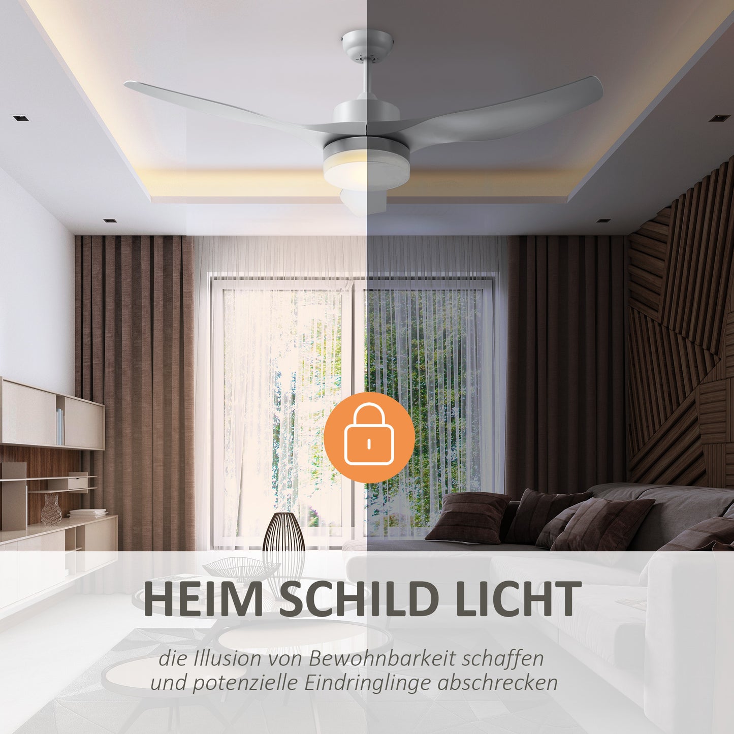 Plafondventilator – Ventilator Plafond – Plafondlamp – Verlichting – LED Lamp – Wit – Afstandsbediening – Timerfunctie