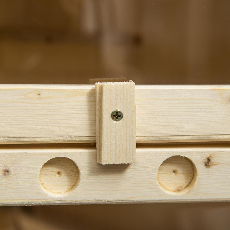 Hamsterkooi – Knaagdierskooi – Kleine Dierenkooi – Houten Kooi – Rodent Kooi – Vijf Niveaus Met Trappen – Groot Formaat 60x40x120 cm