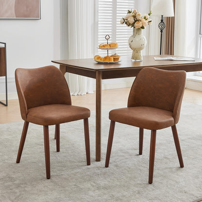 Eetkamerstoel – Stoel – Kuipstoel – Draaistoel – Keukenstoel – Mid Century Design – Ergonomische Stevige Rugleuning – Set Van 2 Groen