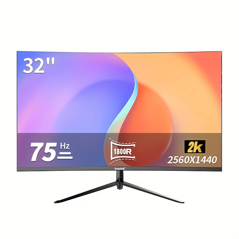 27 inch curved gaming monitor – curved scherm – gaming display – QHD monitor – frameless scherm – 180Hz verversingssnelheid – 1500R curve