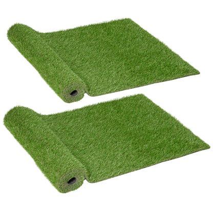 Kunstgrasmat – Kunstgrastapijt – Nepgras – Synthetisch Gras – Groen – 3x1 Meter – 25 mm Dikte – UV- en Weerbestendig
