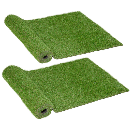 Kunstgrasmat – Kunstgrastapijt – Nepgras – Synthetisch Gras – Groen – 3x1 Meter – 25 mm Dikte – UV- en Weerbestendig