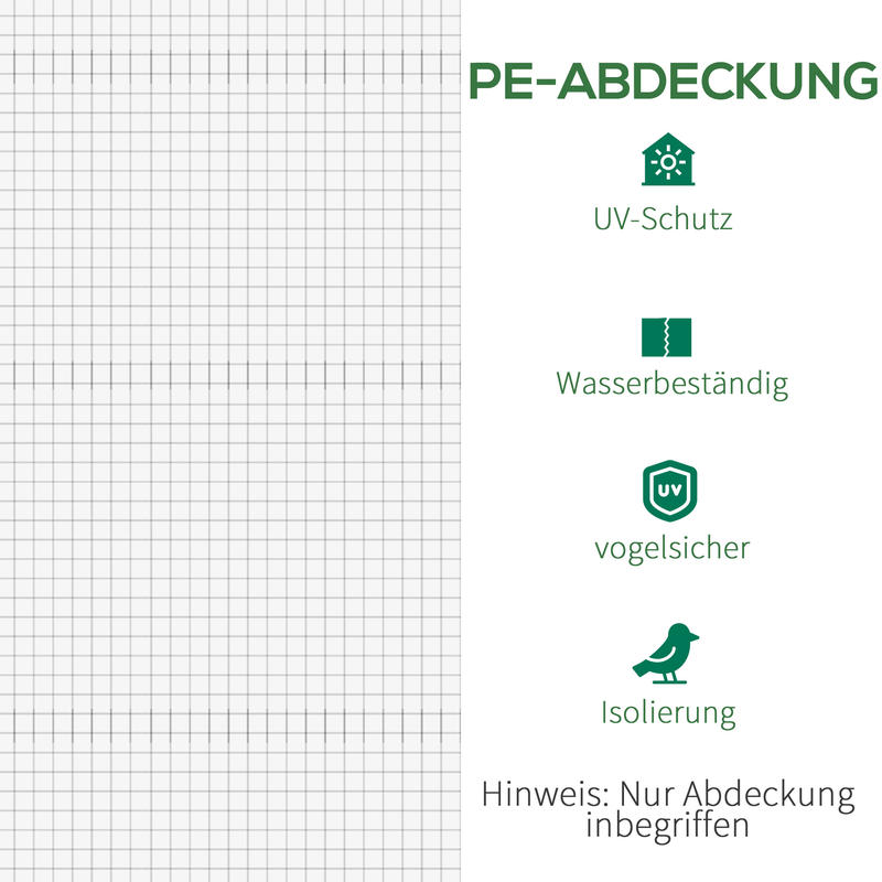 Kaskap – Kassenhoes – Plantenkas – Tuinkas – Kashoes – 6x3x2 Meter – UV-bestendig & Ventilerend