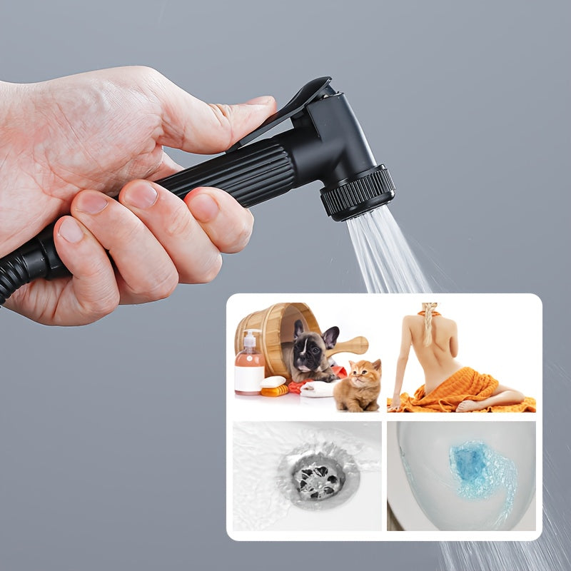Doucheset – Douche Systeem – Regendouche – Handdouche – Baduitloop – Zwart – Vierfuncties Thermostaatkraan – Digitaal Temperatuur Display