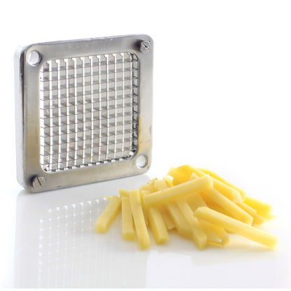 Aardappelsnijder – Frietsnijder – Patatsnijder – Groentesnijder – Fruitsnijder – 4 Verwisselbare Messen – Aluminium Behuizing & RVS Bladen – 43 cm