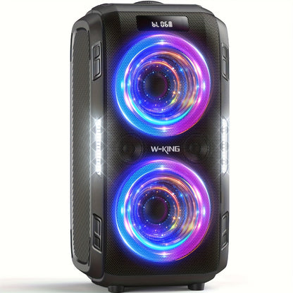 Draagbare Draadloze Speaker – Bluetooth Speaker – Outdoor Speaker – Party Speaker – Wireless Speaker – Krachtig Geluid 250W – Lange Speelduur 7650 mAh batterij – Zwart