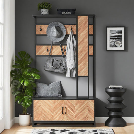 Keukenkast – Buffetkast – Opbergkast – Dressoir – Kast – Hoog Model – MDF Wit – 4 Deuren – 1 Lade – Verstelbare Planken – 170 cm Hoog