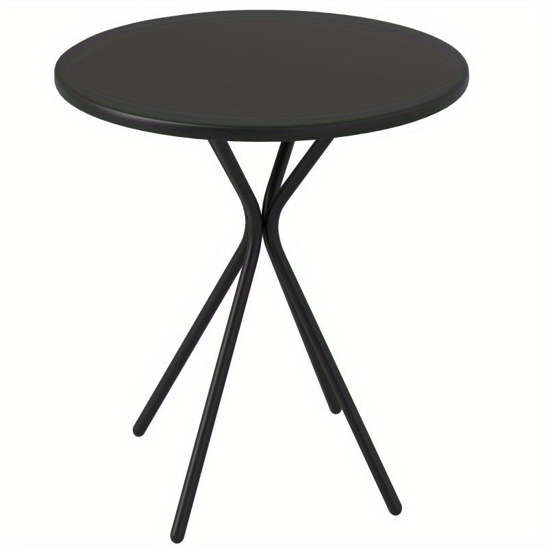 Ronde Buiten Tafel – Tuin Tafel – Balkon Tafel – Camping Tafel – Patio Tafel – Weerbestendig – Stevig Met Gemakkelijk Schoon Te Maken Blad