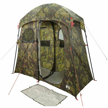 Douchecabine – Douchetent – Kleedtent – Toilettent – Kampeertent – Waterdicht Polyester – Ruimte voor 2 Personen