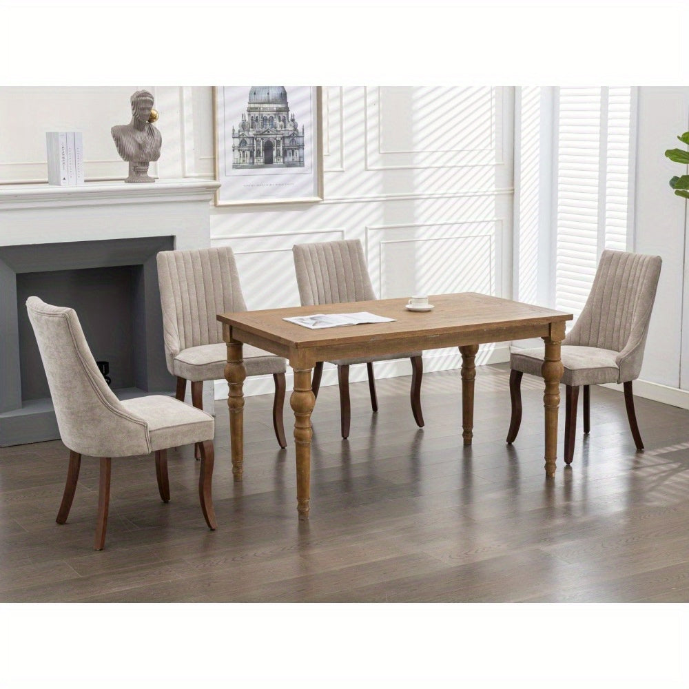 Eetkamerstoelen – Keukenstoelen – Stoelen Voor Eetkamer – Barkrukken – Set Van 2 – Comfortabel En Stijlvol – Blauwe Curved Legs