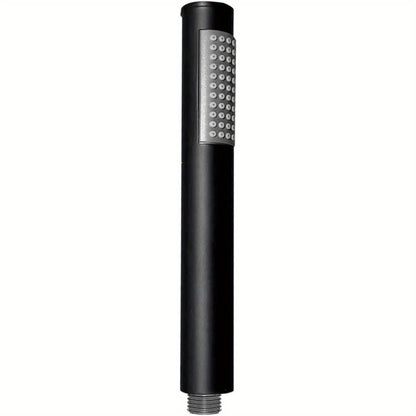 Badkraan – Badmengkraan – Badthermostaat – Mengkraan – Handdouche – Vrijstaand – Zwart – Messing – Vloermontage – Hoogte 115 cm – Watervaluitloop 22 cm