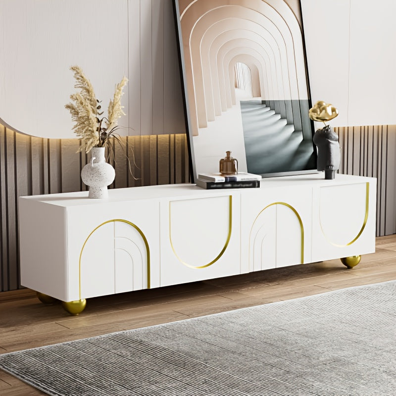 Tv-meubel – TV-kast – Tv-meubel met opbergruimte – Hangend TV-meubel – TV-dressoir – Extra Lang 180 cm – Kabelmanagement – Mat Wit – Laag Profiel & Minimalistisch Design