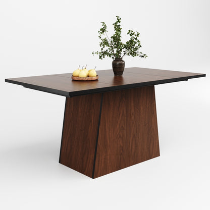 Eettafelset – Eethoek – Keukentafel Set – Zitgroep – Eetkamermeubel – MDF Tafelblad – Metalen Frame – Ruime 138,5x80 cm Tafel – Beige Fluwelen Stoelen