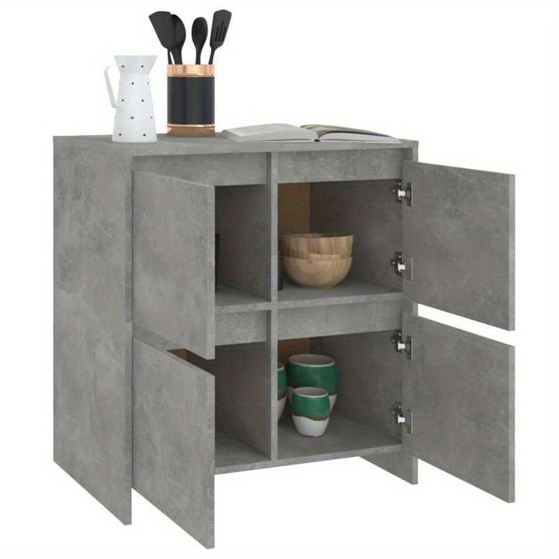 Sideboard 70x41x75cm edited wood concrete gray Practical and removable