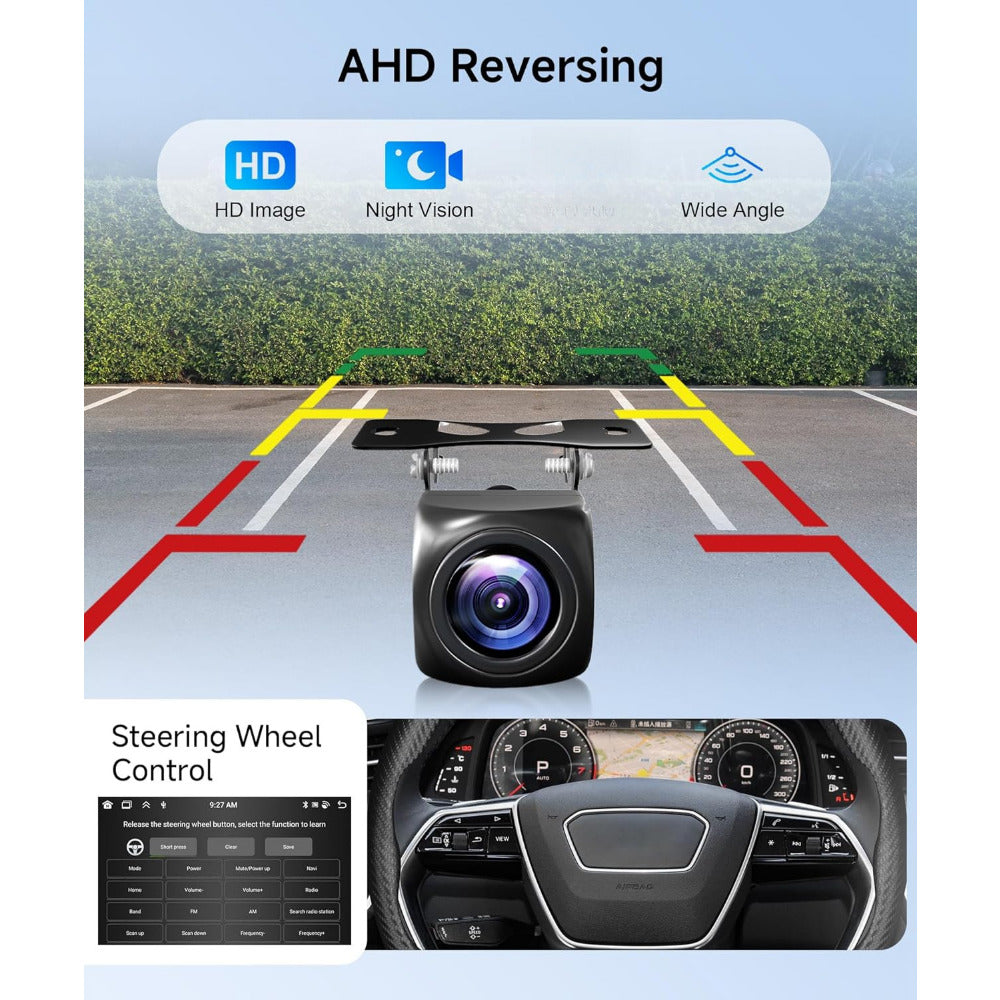 Autonavigeer Toestel – Autoradio – Android Navigatie – Carplay Systeem – Draadloze GPS – 7 Inch Touchscreen – 2GB RAM + 64GB ROM – Inclusief AHD Achteruitrijcamera