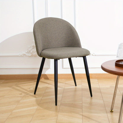 Eetkamerstoelen – Stoelen – Zitmeubilair – Kantoorstoelen – Designstoelen – Ergonomisch Linnen – Gepoedercoat Metaal