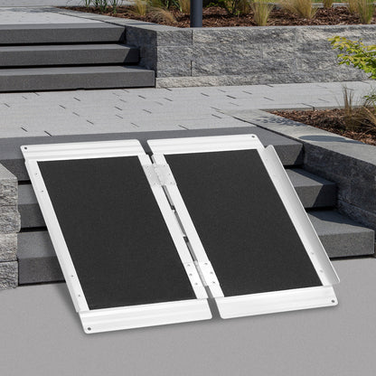 60.96cm Foldable Ramp | Aluminum Alloy, Foldable Ramps for and Walkers, Brand: NaMaSyo