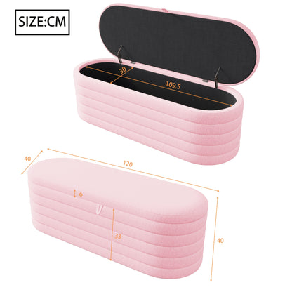 Schoenenbank – Schoenenrek – Halbank – Opbergbank – Zitbank – Modern Roze – Ruime Verborgen Opbergruimte – Stevige Armless Constructie
