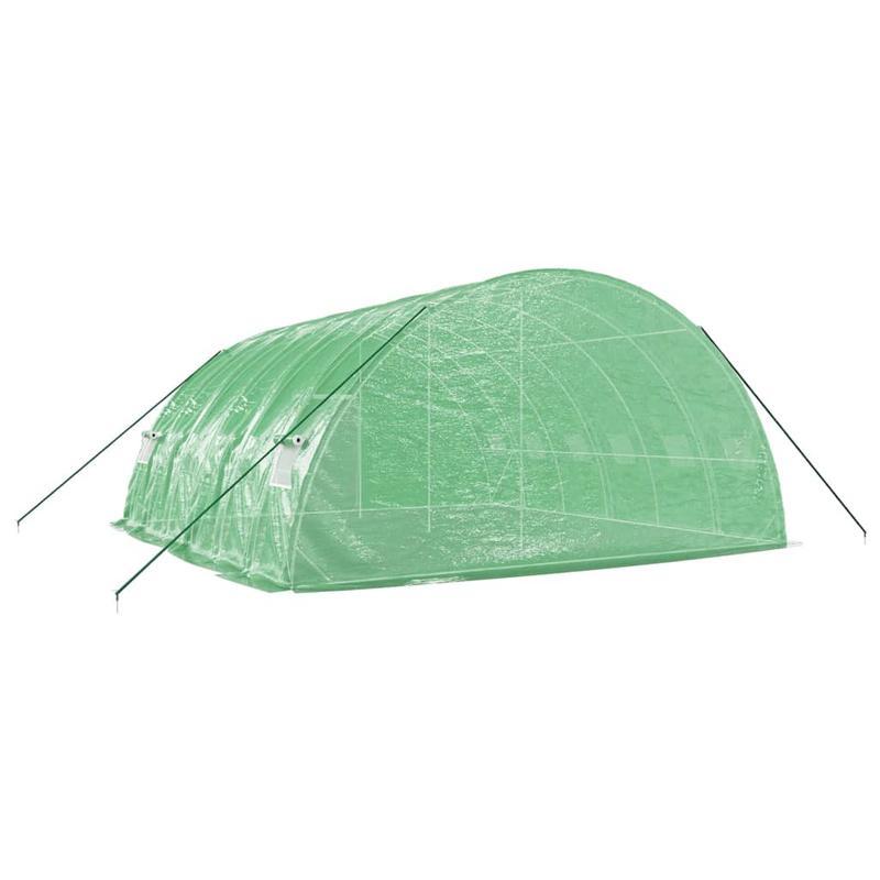 Kweekkas – Tuinkas – Broeikas – Serre – Plantenkas – Stevig Gegalvaniseerd Stalen Frame – Ruim 6x6x2,85 m Weerbestendig PE-Materiaal