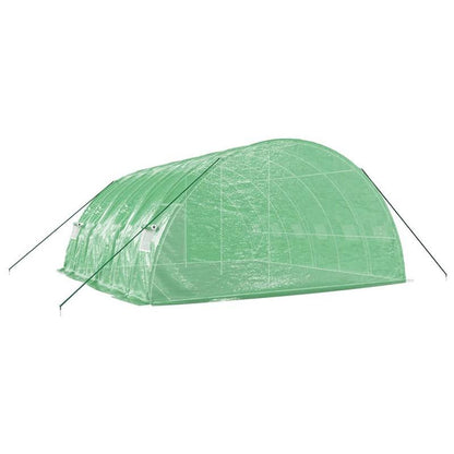 Kweekkas – Tuinkas – Broeikas – Serre – Plantenkas – Stevig Gegalvaniseerd Stalen Frame – Ruim 6x6x2,85 m Weerbestendig PE-Materiaal