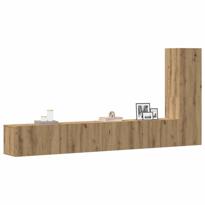 TV Meubel – TV Kast – TV Meubelset – Wandmeubel – Opbergkast – Massief Eikenhout – Wandmontage – Ruimtebesparend Design