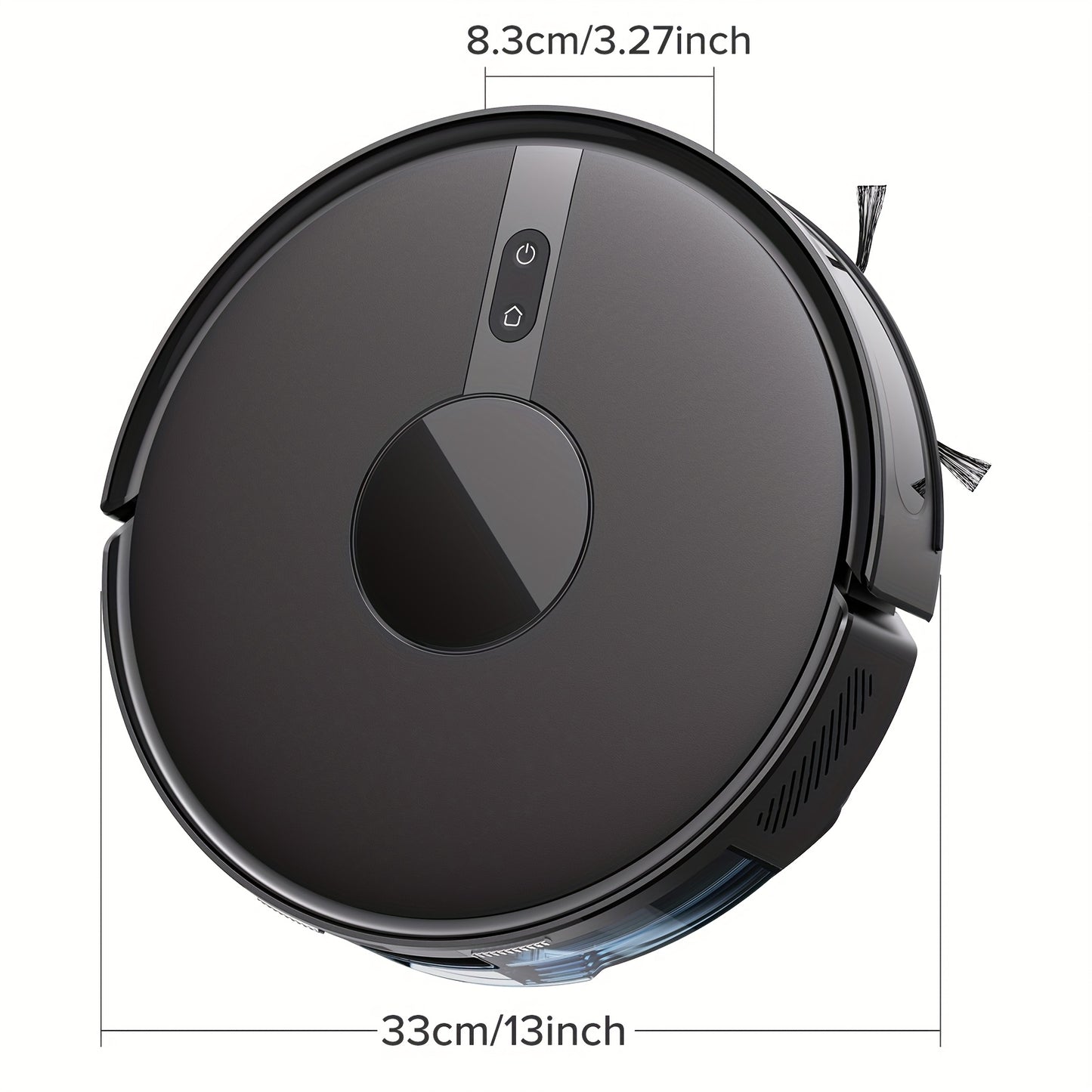 Lubluelu B40 3-in-1 Robot Vacuum and Mop with Mop System, 6500Pa Suction, Ultra-Slim, Low Noise (62dB), Mapping & App, Compatible for Carpet/Hard Floors & Pet Hair, & Avoidance,