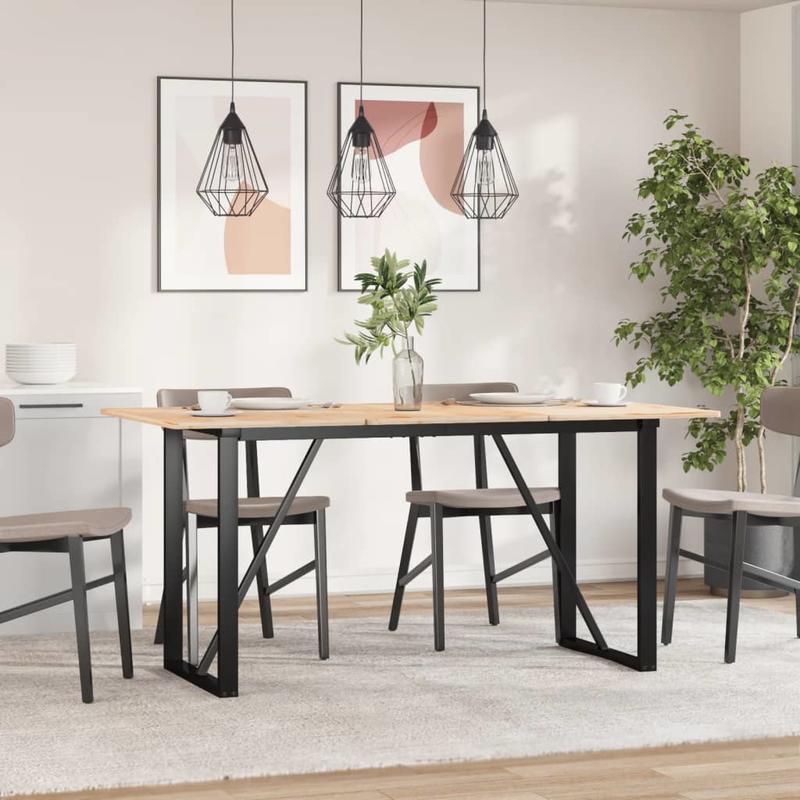 Dining Table Frame in O-Shape 140X60X73 Cm Steelfurniture Legs, Metal Table Legs, Wooden Table Legs, Stainless Steel Table Legs, Acrylic Table Legs, Hairpin Table Legs, Adjustable Table Legs, Folding Table Legs, Load-Bearing/ Heavy-Duty Table Legs