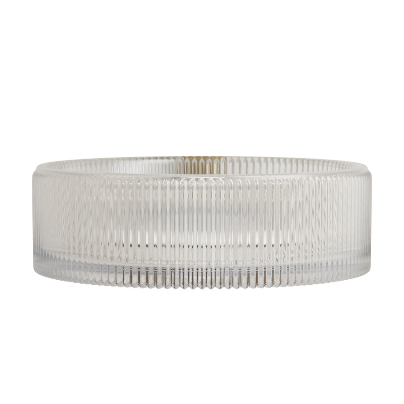 Waskom – Wasbak – Wastafel – Waskom Opbouw – Badkamerkom – Rond Kristalglas – 36 cm Diameter – Gemakkelijk Schoon Te Maken