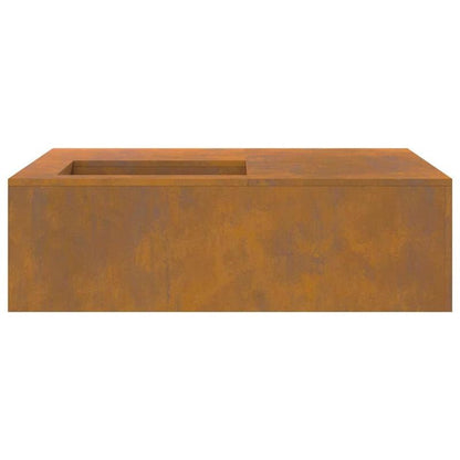 Grote Vuurschaal – Tuinhaard – Buitenhaard – Vuurkorf – Terrashaard – Houtgestookt – 100x100x30 cm – Poedercoated Staal – Assemblage Vereist