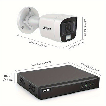 Beveiligingscamera – Camerabewaking – Surveillancecamera – Bewakingscamera – IP-camera – 8 stuks 3K Ultra-HD – 2TB HDD opslag
