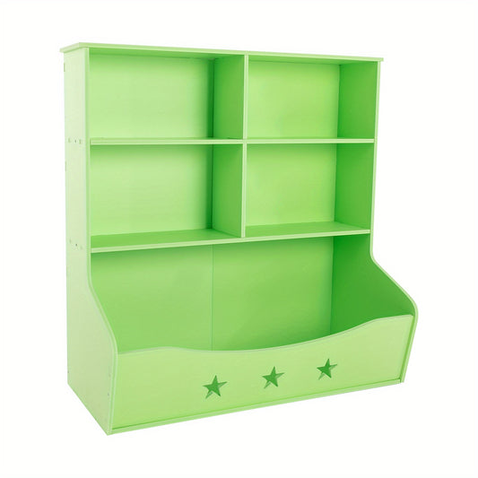Boekenkast 3 Laags – Boekrek – Opbergkast – Plankenkast – Kastje – Lichtgroen – Grote Opbergruimte – Stevig Plastic