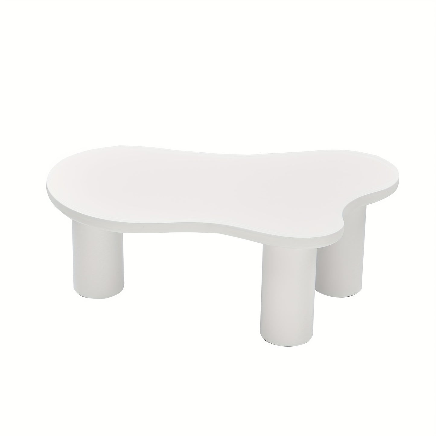 Irregular Cloud-shaped Coffee Table, Length 107cm, Width 66cm, Height 40.5cm, Felt Base