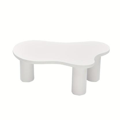 Irregular Cloud-shaped Coffee Table, Length 107cm, Width 66cm, Height 40.5cm, Felt Base