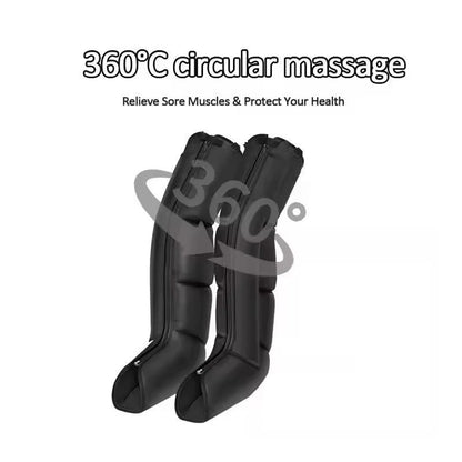 Beenmassage Apparaat – Beenmassager – Kuitmassage – Luchtcompressie Apparaat – Lymfedrainage – Verstelbare Druk 60-240 mmHg – 360 Graden Compressiemassage
