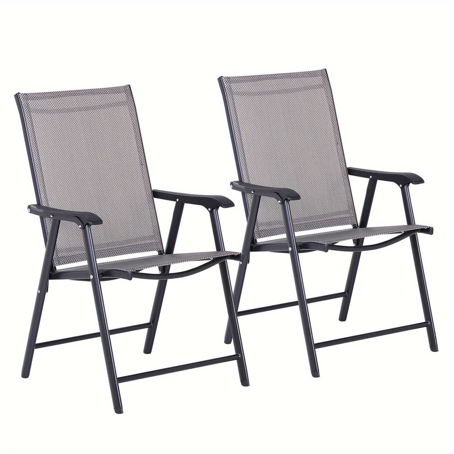 Campingstoelen – Campingstoelen Opvouwbaar – Stoel Voor Buiten – Tuinstoelen – Lichtgewicht Metalen Frame – Comfortabele Armleuningen