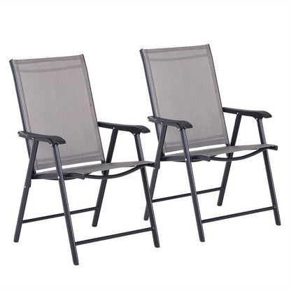 Campingstoelen – Campingstoelen Opvouwbaar – Stoel Voor Buiten – Tuinstoelen – Lichtgewicht Metalen Frame – Comfortabele Armleuningen