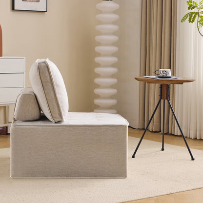 Zitzak – Fauteuil – Loungestoel – Sessel – Loungefauteuil – Grijs – Ruimtebesparend Design – Gemakkelijk Schoon Te Maken