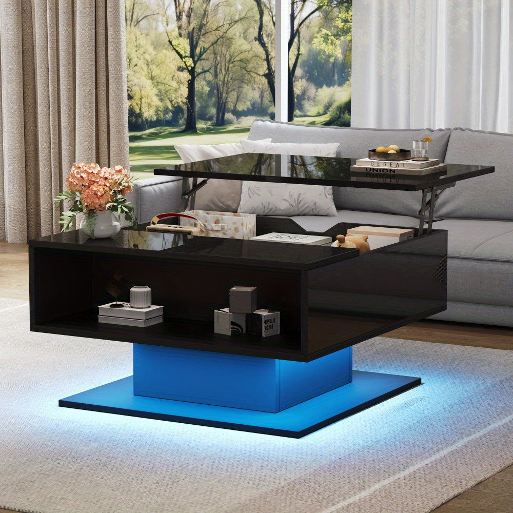 Moderne Haltafel – Ingangstafel – Gangtafel – Bijzettafel – Opbergtafel – Zwart Metalen Frame – Wit MDF Tafelblad – 2 Lades – Verstelbare Voetpaden