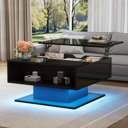 Moderne Haltafel – Ingangstafel – Gangtafel – Bijzettafel – Opbergtafel – Zwart Metalen Frame – Wit MDF Tafelblad – 2 Lades – Verstelbare Voetpaden