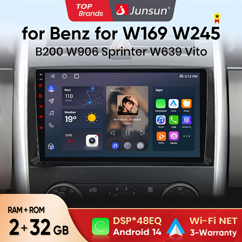 Multifunctionele Android Auto Car Player – Auto Multimedia Speler – GPS Navigatie Radio – 9 Inch IPS Scherm – Wifi Connectiviteit – DSP Geluidsregeling