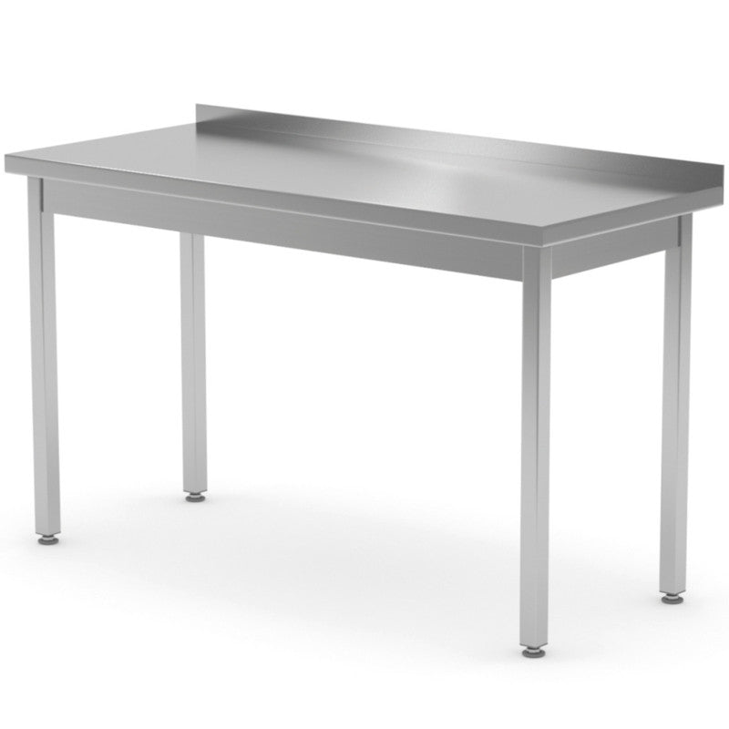 Professionele Werktafel – RVS Werkbank – Inpaktafel – Keukentafel – Horecatafel – Roestvrij Staal – 120x70x85 cm – Beschermrand tegen Morsen