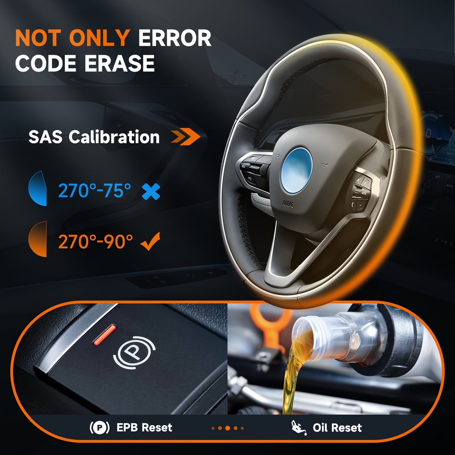 OBD2 Scanner – Diagnoseapparaat – Auto Uitlezer – Storing Verwijderen – Uitleesapparatuur – Multi-systeem Diagnose – Gratis Levenslange Updates