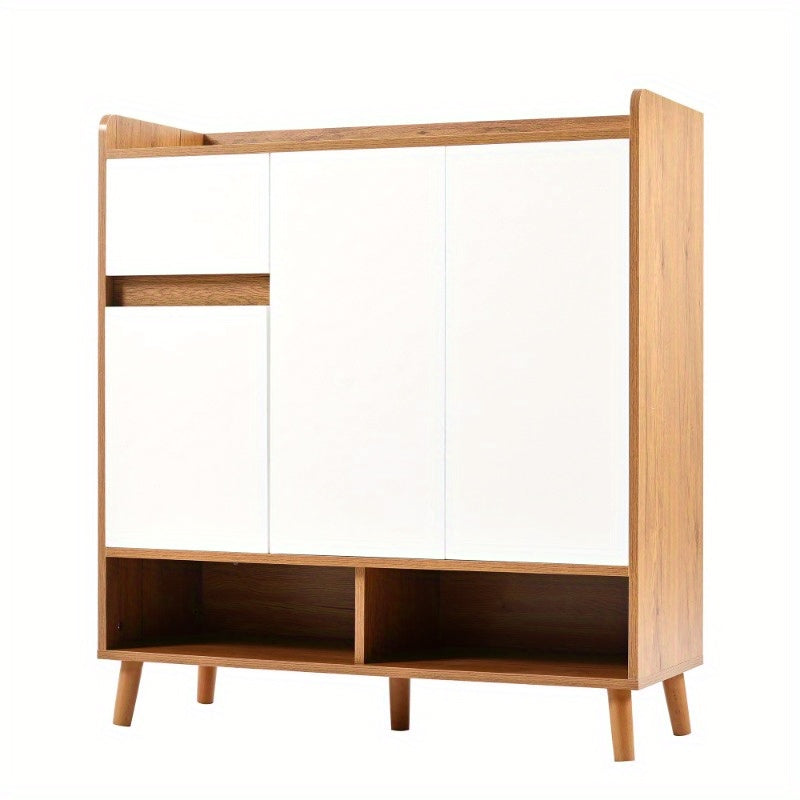 Dressoir Schoenenkast – Schoenopbergkast – Opbergkast – Kast Met Planken – Minimalistisch Design – 99x90x35 Cm – Verstelbare Planken