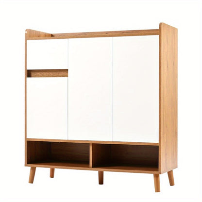Dressoir Schoenenkast – Schoenopbergkast – Opbergkast – Kast Met Planken – Minimalistisch Design – 99x90x35 Cm – Verstelbare Planken