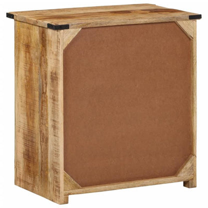 3-Drawer Dining Cabinet with Lockable Doors - Heavy-Duty Wood Construction, 55x35x60cm Modern Farmhouse Style Storage Cabinet for Kitchen, Dining Room, Living Room, Entryway - Easy Assembly Required