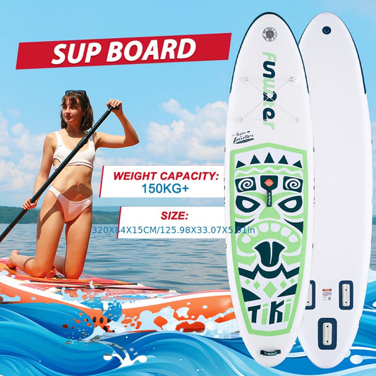 Opblaasbaar Paddle Board – SUP Board – Stand Up Paddle – Inflatable Sup – Watersportboard – 320x84x15 cm – Robuust PVC – Stabiel en Comfortabel