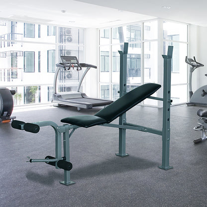 Bankdrukbank – Halterbank – Fitnessbank – Trainingsbank – Workout Bank – Verstelbaar – Leg Curl Ondersteuning – Stabiel Epoxy Stalen Frame