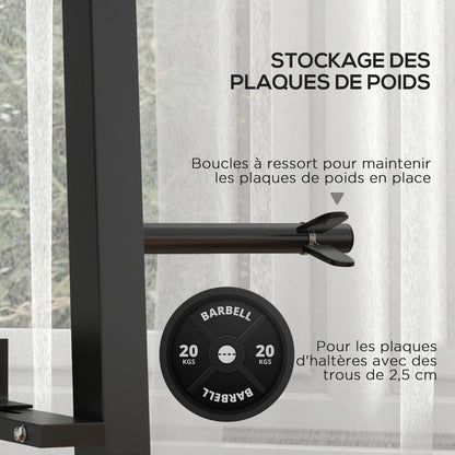 Halterschijfhouder – Dumbbell Stand – Halterrek – Gewichtenschijfhouder – Schijvenrek – Robuust Carbon Stalen Frame – Max. Draagvermogen 200 kg