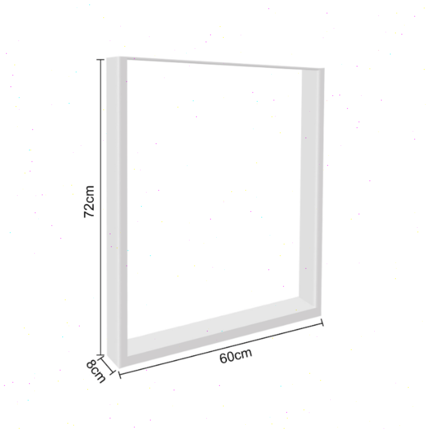 Metalen Meubelpootjes – Meubelpoten – Tafelpoten – Industriële Poten – Meubilair Onderstellen – Wit – 60 x 8 x 72 cm – Duurzaam Metaal – Industrieel Design
