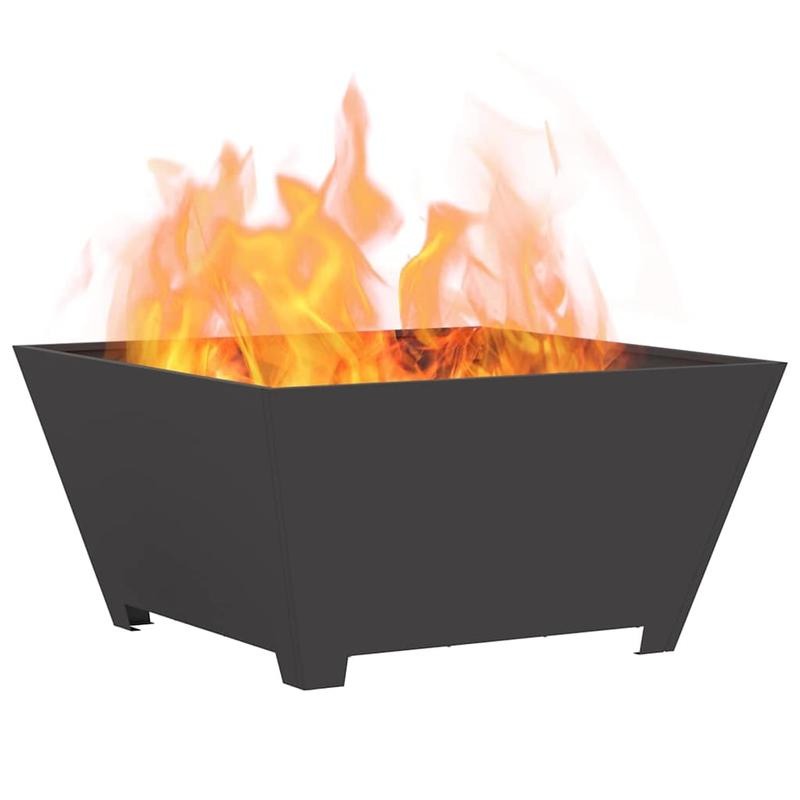 80x80x40cm Black Fire Pit Home Patio Medium-Sized Fire Stove Matching for Multi-Person Terrace Leisure Gatherings Used for Daily Garden Activities Suitable for Winter Heating, Patio Heating, Backyard Gatherings, Stylish Firep